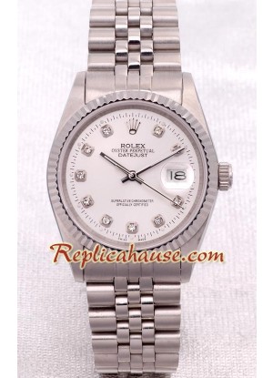 Rolex Réplica Datejust - Silver