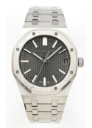Reloj Royal Oak 15510 con esfera gris, MVMNT con volante de inercia variable, superclon