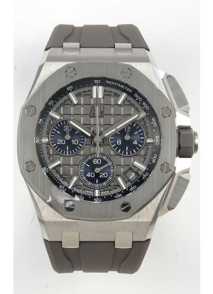 Reloj Royal Oak Offshore Chronograph 26420 con esfera gris titanio, réplica de alta calidad