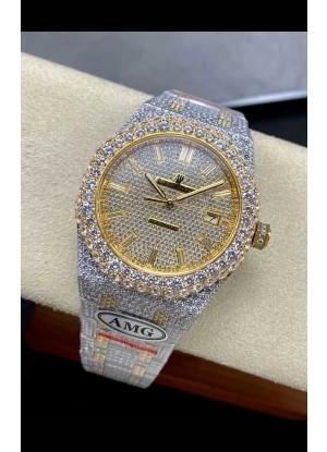 Reloj Royal Oak 15400 Iced Out Superclon Edition 3 Superclon