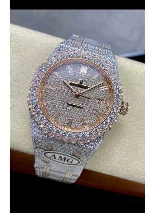 Reloj Royal Oak 15400 Iced Out Superclon Edition 4 Superclon