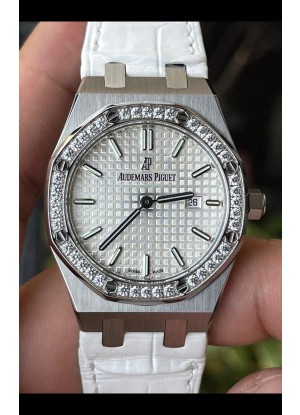 Reloj Royal Oak 67651IP de 33 mm, esfera azul, 904L, superclon