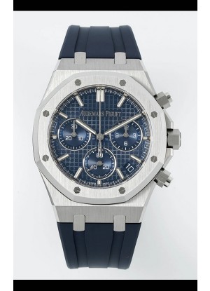 Reloj Royal Oak Chrono 26240 con esfera azul, superclon