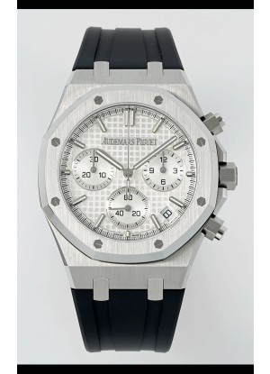 Reloj Royal Oak Chrono 26240 con esfera blanca, superclon