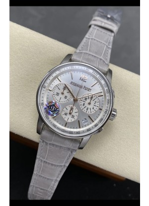 Reloj Superclon AP CODE 11.59 26393ST Cronógrafo con esfera plateada