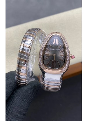 Reloj réplica Serpenti Superclon con esfera gris bicolor