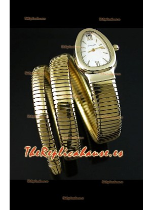 Bulgari Serpenti para damas con Movimiento Japonés de Cuarzo – Bisel de diamante     