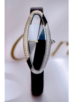 Cartier Baignoire Allongée 21MM Reloj de cuarzo suizo