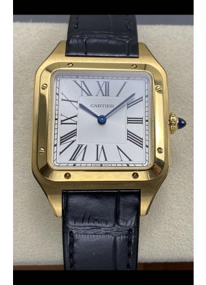 Reloj Cartier Santos Dumont Superclon de 31 mm en oro amarillo