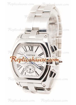 Cartier Roadster Cronógrafo Automático Reloj Réplica