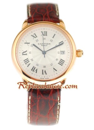 Cartier Ronde Louis Reloj Suizo de imitación