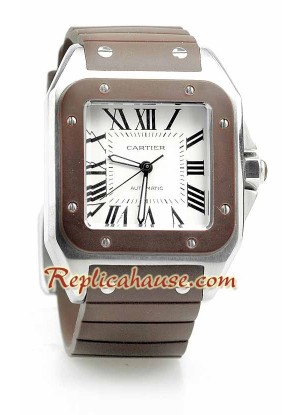 Cartier Santos 100 Reloj Suizo de imitación