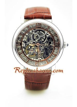 Cartier Suizo Skeleton Reloj Réplica