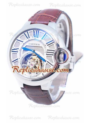 Cartier Ballon de Bleu Flying Tourbillon Silver Reloj