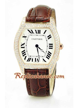 Cartier Tortue Unisex Reloj Suizo de imitación