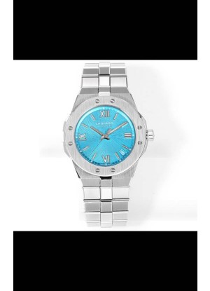 Reloj réplica Chopard Alpine Eagle de acero inoxidable con esfera azul, superclone