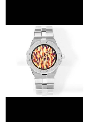Reloj réplica Chopard Alpine Eagle de acero inoxidable con esfera roja, Superclon
