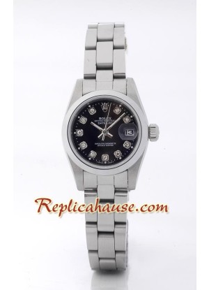 Rolex Réplica Datejust - Silver- Dama -