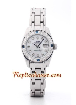 Rolex Réplica Datejust - Silver- Dama -