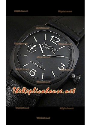 Panerai Black Seal PSM292 con carcasa de cerámica Torpedo Sub Edición – 1:1 Réplica Espejo