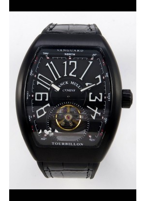 Reloj Franck Muller V45 Tourbillon Black DLC Diamonds Superclon