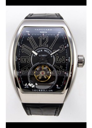 Reloj Franck Muller V45 Tourbillon de acero inoxidable Superclon