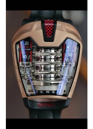 Reloj Hublot MP-05 La Ferrari Hyper Clone con caja de titanio recubierta de DLC