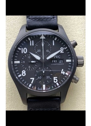 Reloj IWC PILOT'S Cronógrafo con Esfera Negra de Cerámica Superclon