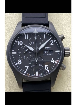 Reloj IWC PILOT'S Cronógrafo con Esfera Negra de Cerámica Superclon
