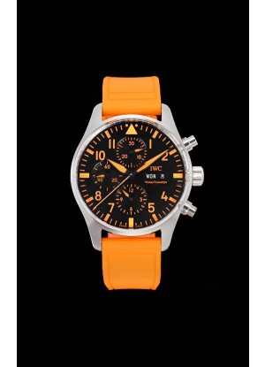 Reloj IWC PILOT'S Cronógrafo Naranja Arena IW377730 Superclon