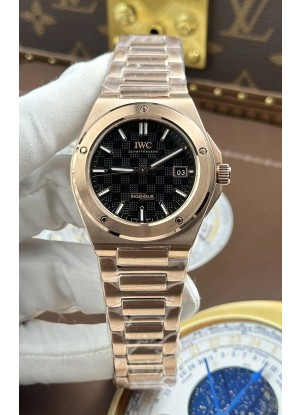 Reloj IWC Ingenieur Superclon de oro rosa con esfera negra