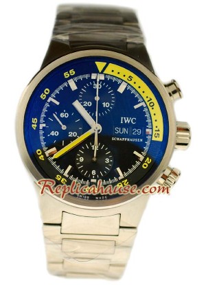 IWC Aquatimer Chrono Automático Reloj Suizo de imitación