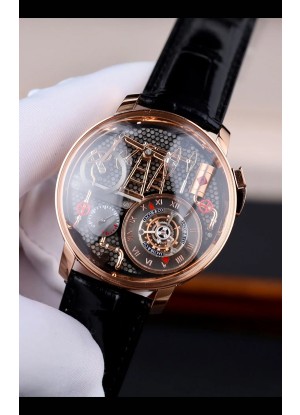 Reloj Jacob & Co Oil Pump de oro rosa con movimiento automático japonés