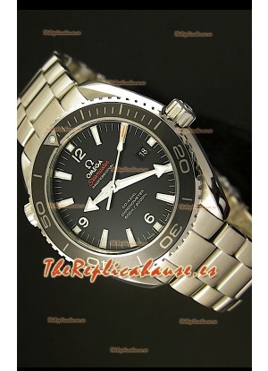 Omega Seamaster Planet Ocean, Reloj Suizo en CERÁMICA, 45MM, réplica en escala 1:1