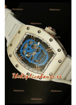 Richard Mille RM052 Skull Tourbillon Reloj Réplica Suiza Caja de Cerámica