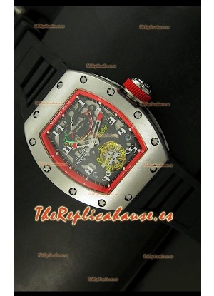 Richard Mille RM002 Power Reserve Tourbillon Reloj Réplica Suiza en Acero
