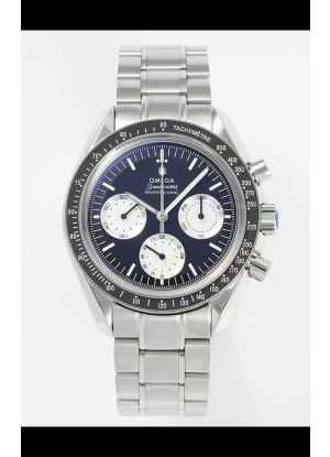 Reloj Omega Speedmaster Moonwatch con esfera azul de 42 mm, superclon