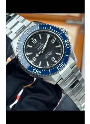 Reloj Omega Seamaster Planet Ocean Blue con bisel de 42 mm, superclon