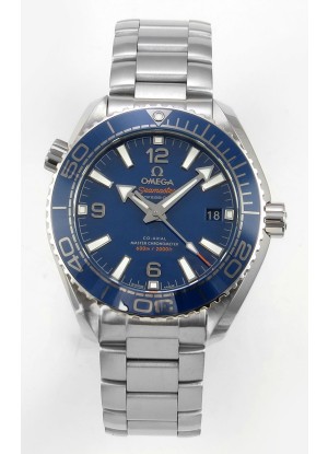 Reloj Omega Seamaster Planet Ocean de 39,5 mm con esfera azul, superclon