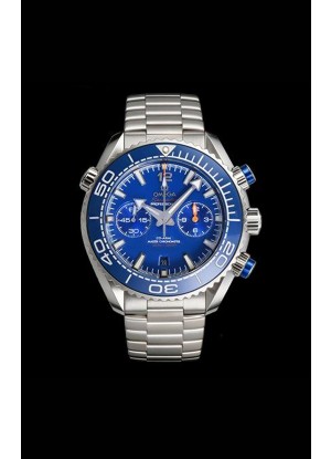 Reloj Omega Speedmaster Planet con esfera azul océano, superclon