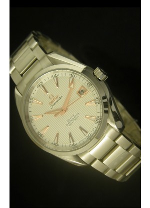 Omega Seamaster Aqua Terra Co-Axial Reloj Suizo Dial Blanco