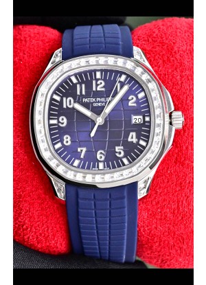 Reloj Patek Philippe Aquanaut 5167 de acero inoxidable con esfera azul de 38,5 mm