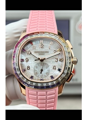 Reloj Patek Philippe Aquanaut 7968 Superclon con correa rosa y oro rosa