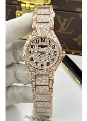 Reloj Patek Philippe Superclon de oro rosa con veinticuatro diamantes