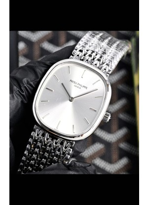 Reloj Patek Philippe Golden Ellipse 5738 con esfera de acero, superclon
