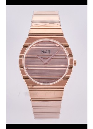 Reloj Piaget Polo 79 Superclon de 39 mm con caja de oro rosa y esfera rosa
