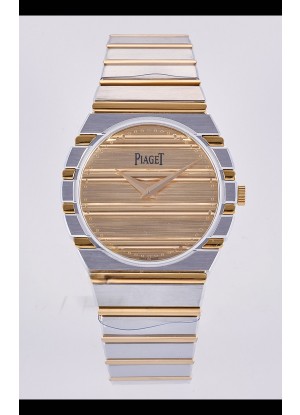 Reloj Piaget Polo 79 Superclon de 39 mm con caja bicolor de oro rosa