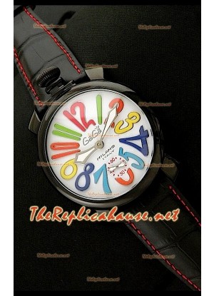 GaGa Milano Reloj manual en carcasa de PVD - 48MM 