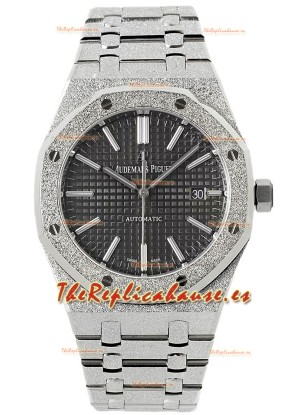 Audemars Piguet Royal Oak Frosted 37MM Self-Winding Dial Gris Reloj Réplica Espejo 1:1