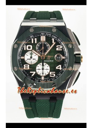 Audemars Piguet Royal Oak Offshore Edición Super Clone Reloj Cerámica Verde